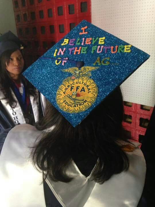 agricultural ffa personalized graduation cap by senior chapter