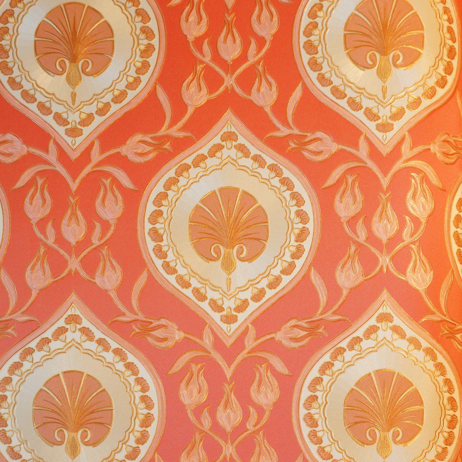 TADDINGTON, Red and Metallic Gold, T7616, Collection