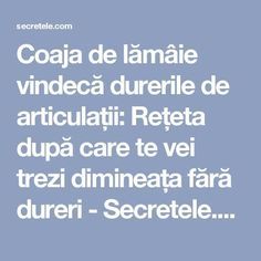 dureri de articulații se vindecă