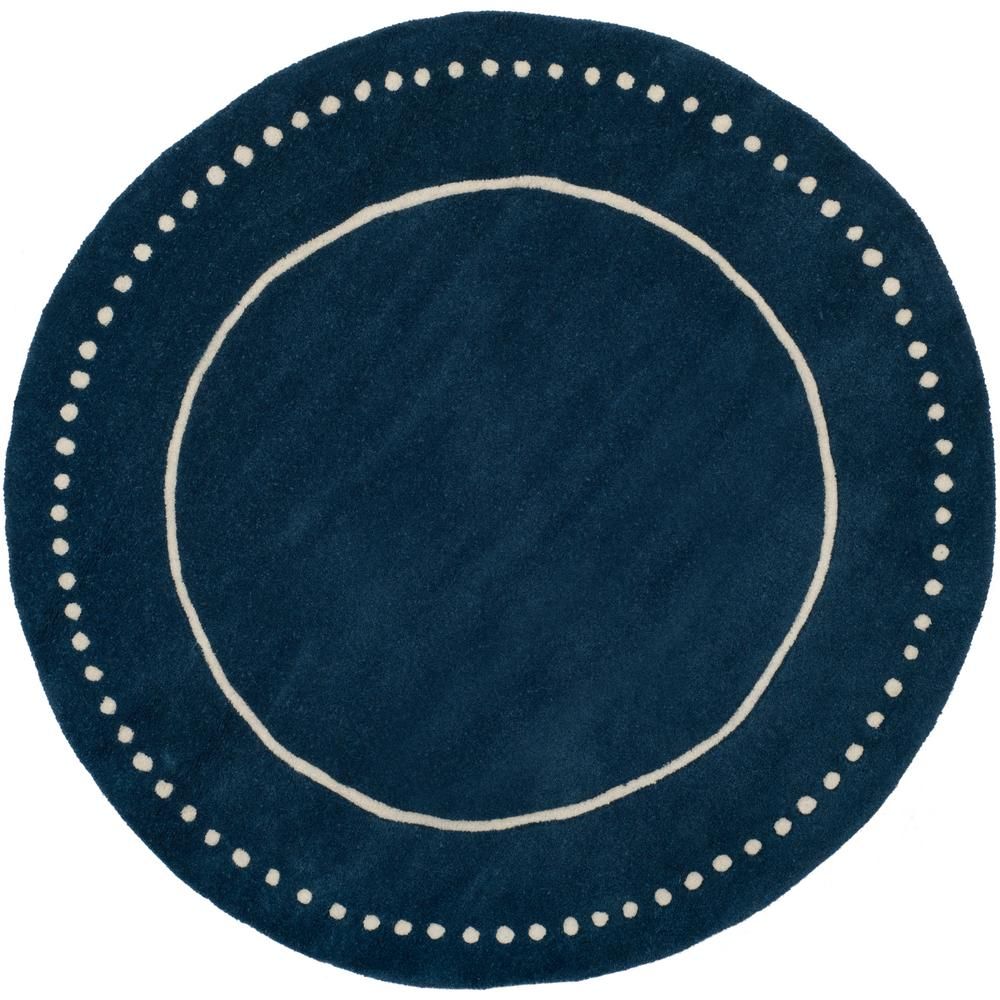 Safavieh Bella Navy Blue Ivory 5 Ft X Round Area Rug In 2018 Bella Navy Blue Ivory 5 Ft X Round Area Rug