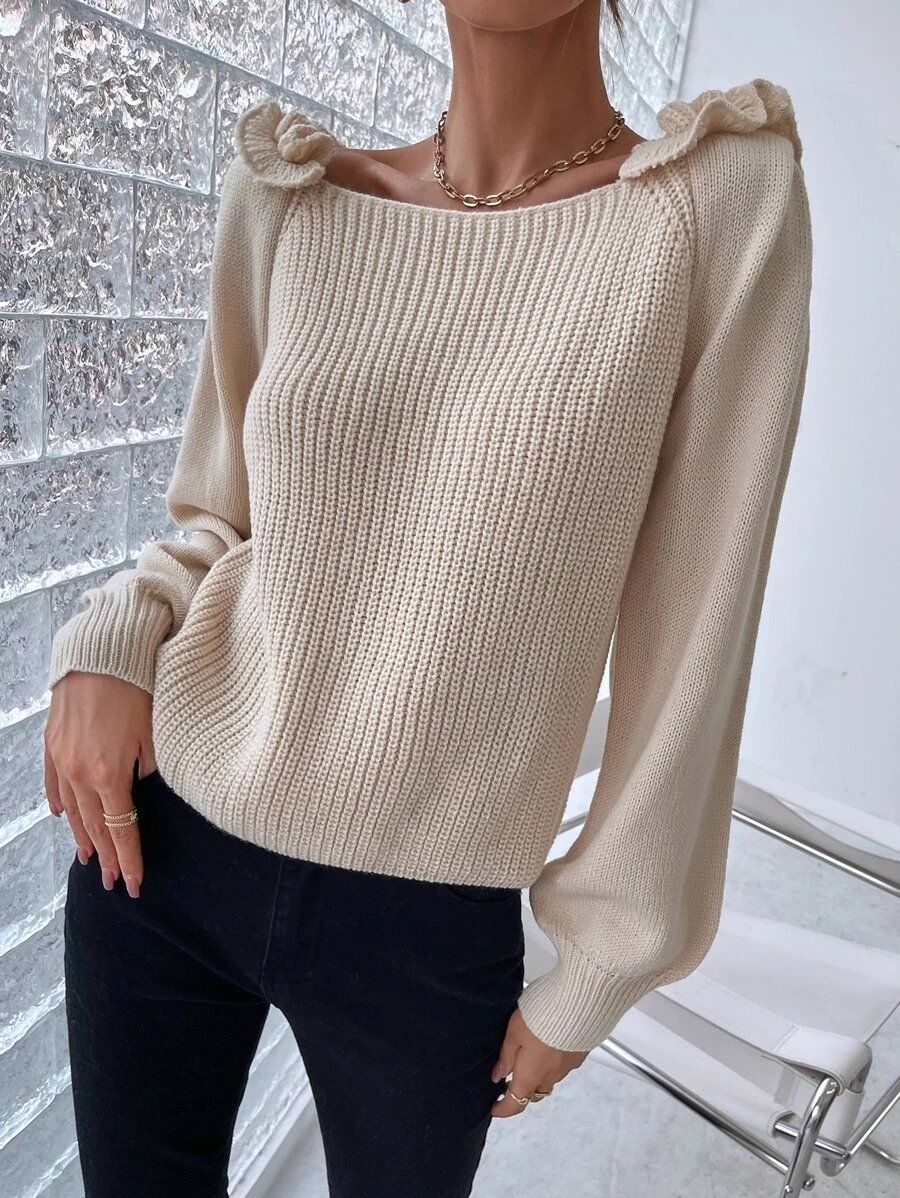 Cable Knit Sweaters, Solid Sweaters, Sweaters For Women, Beaded Sweater, Wrap Sweater, Raglan Sleeve Sweater, Crew Neck Sweater, Outfits Winter, Casual Fall Outfits