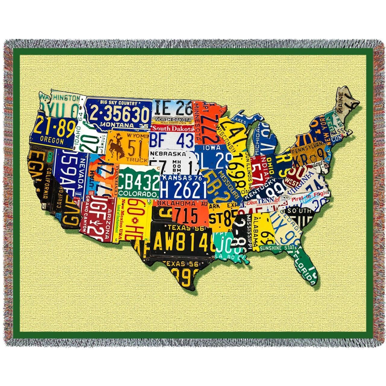 Usa Tags Art Tapestry Throw Woven Blanket Tapestry Throw Tapestry
