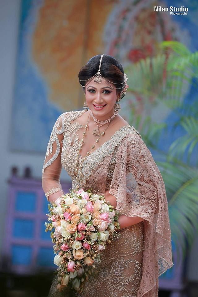 Modern Kandiyan Bridal For Sasani By Salon Bonitha Bridal Saree Bridesmaid Saree Bridal Sari