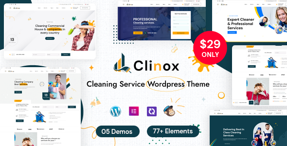 Clinox - Cleaning Services WordPress Theme ⠀ Clinox – Cleaning Services WordPress Theme is a modern, clean and professional WordPress theme that is specially created to spread and represent your cleaning services business to your potential cu... ⠀ #builders #cleaning #cleaningcompany #cleaningservice #electrician #engineer #handyman #maid #painter #suppliers #themeforest #themexriver #wordpress #business #plumber #corporate #maintenance #responsive #contractor