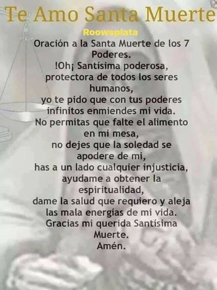 Pin by Michael Leach on tattoo in 2020 Prayer for love, Santa muerte