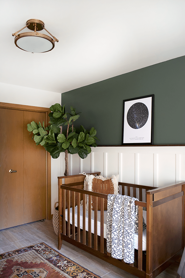 Diy Board And Batten With Shelf Mouldings Trim Baby Room Kids Modern And Vintage Boy S Nursery Reveal