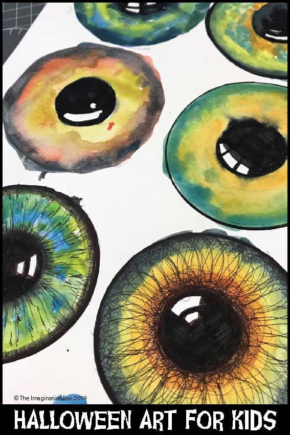 Halloween Art Activity and Spooky Writing