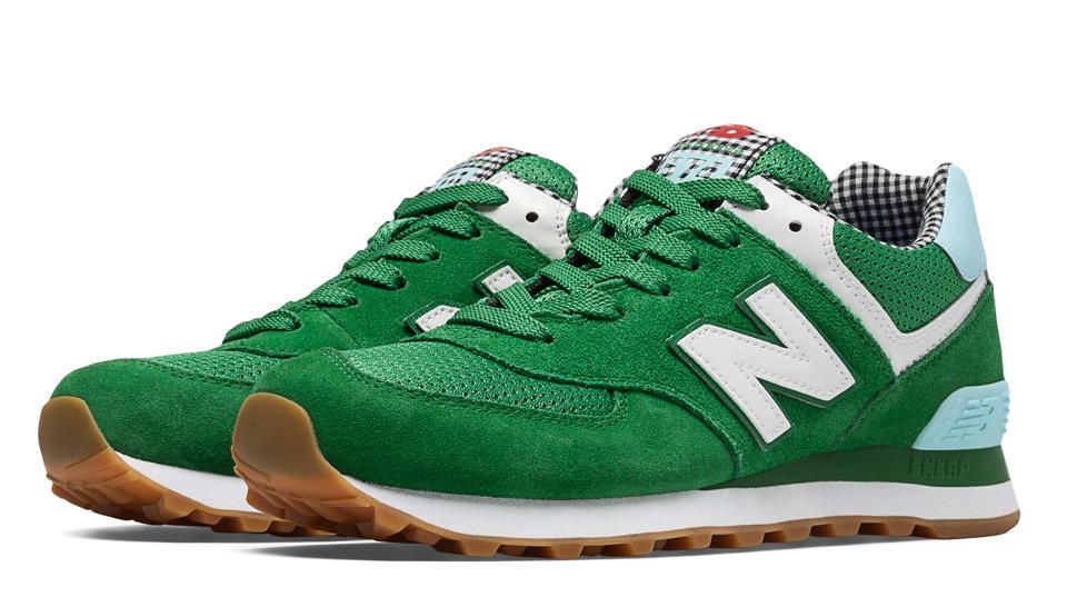 new balance 574 picnic green