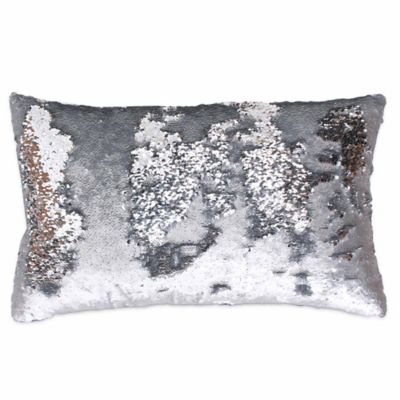 Thro By Marlo Lorenz Melody Mermaid Sequin Oblong Throw Pillow In Custom Silver Sequin Decorative Pillow Thro By Marlo Lorenz Melody Mermaid Sequin Oblong Throw Pillow In Custom Silver Sequin Decorative Pillow