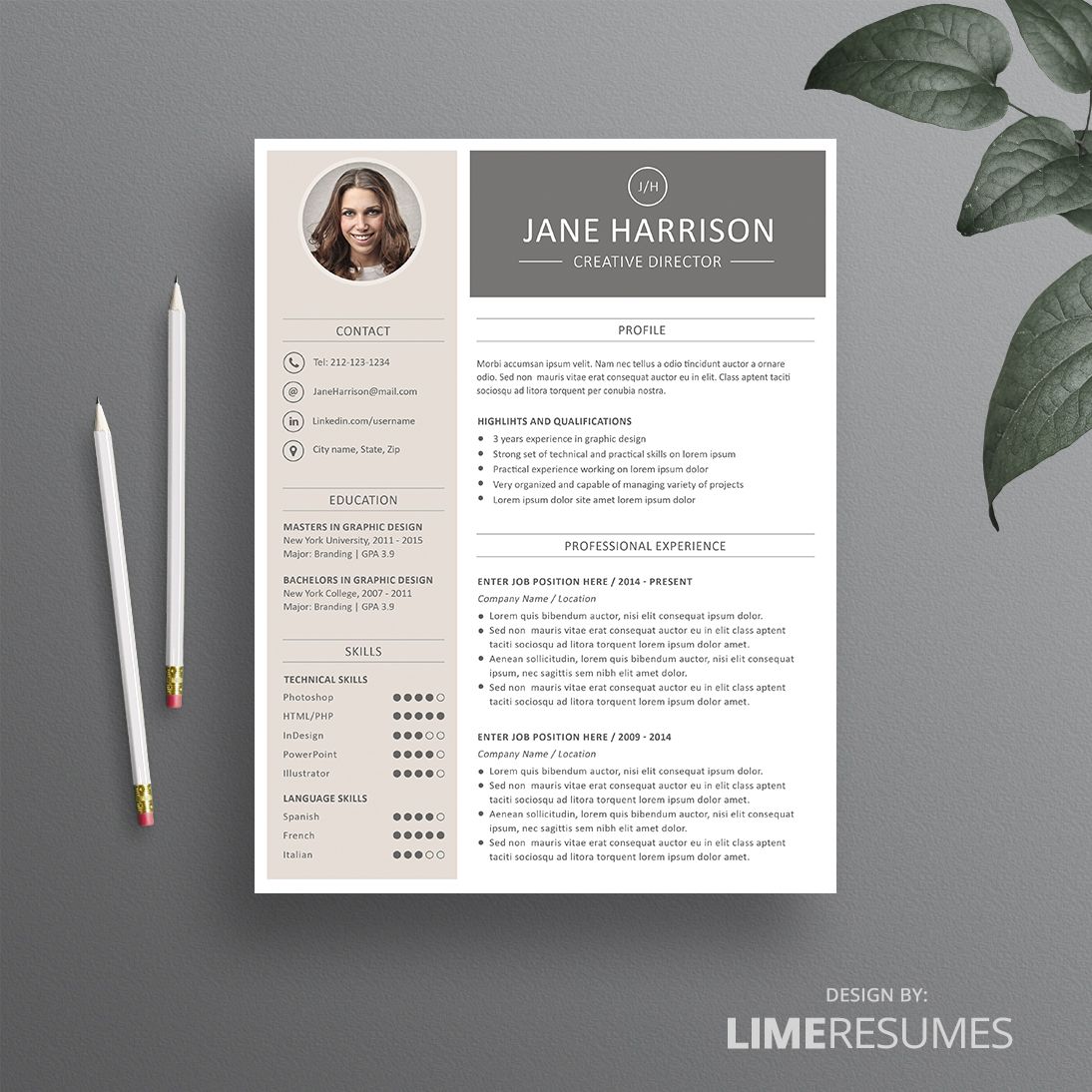 resume template with photo modern resume template modern resume free modern matching cover letter and resume templates