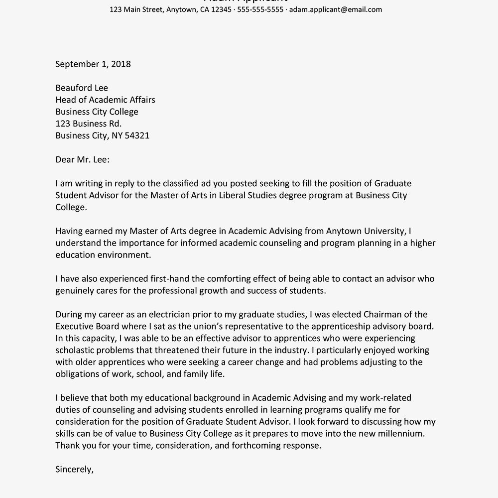 cover letter examples 2018 resume cover letter template