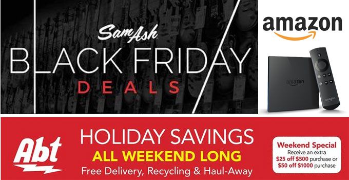 black friday roundup amazon abt and sam ash ads leaked three amazon black friday flyer
