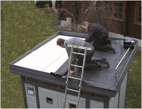 EPDM Dachfolie für Gartenhäuser Gartenhaus dach