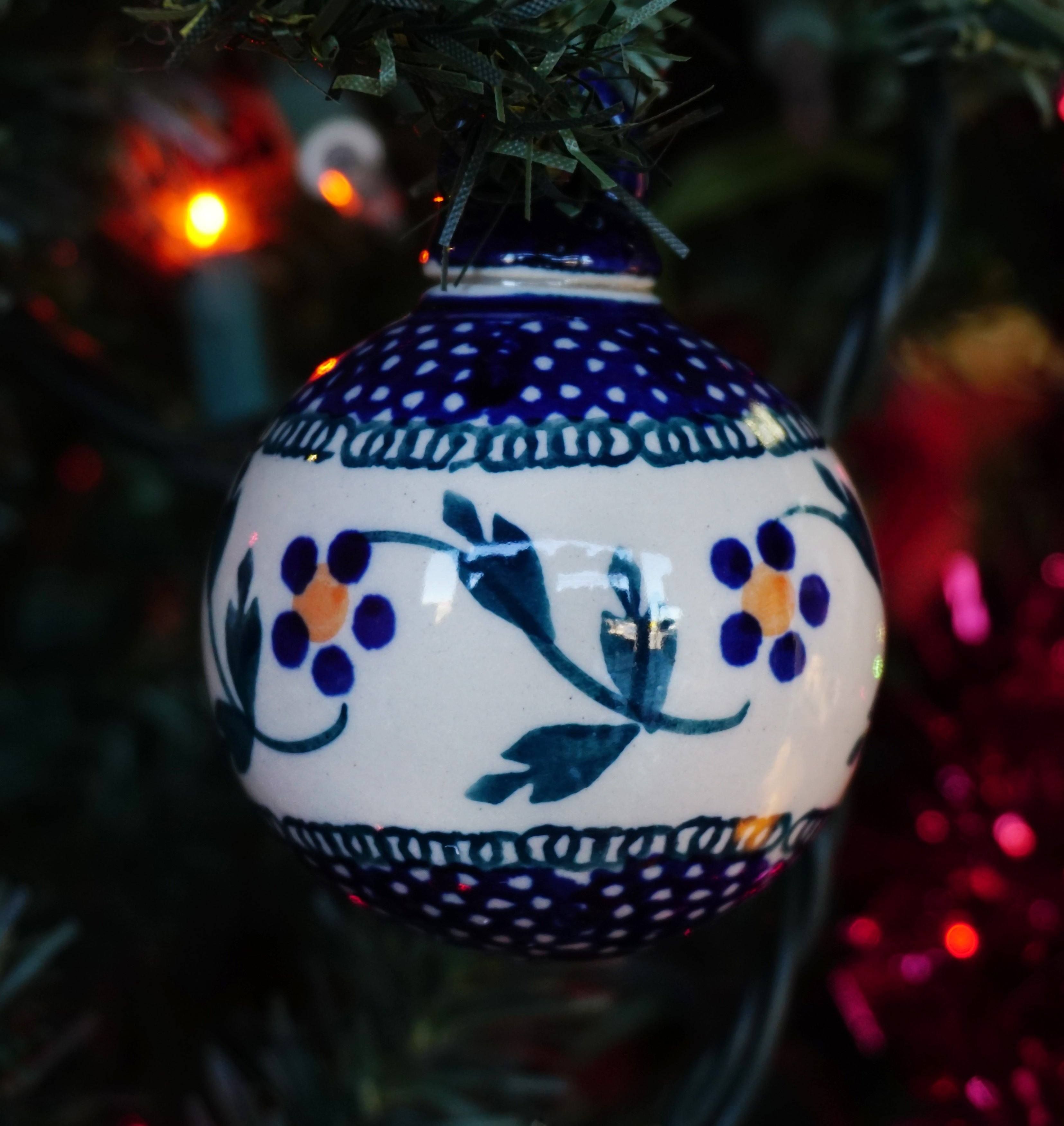 2 Ornament Ball (Morning Glory) 2 Ornament Ball (Morning Glory)