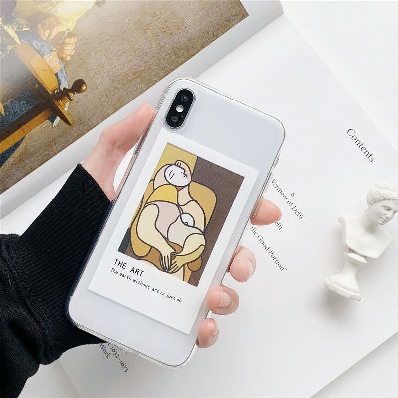 FREE SHIPPING Oil Painting Card Phone Case For iPhone XS Max XR 6 6S 7 8 Plus 11 Pro Max Back Cover Photo Frame JKP3793 Case Iphone 6s, Art Phone Cases, Clear Phone Case, Smartphone Case, Clear Cases, Iphone 11, Selfies, Iphone 8 Plus, Mermaid Case