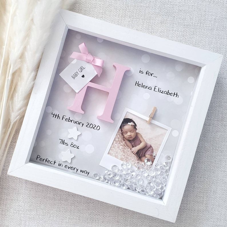 Baby Girl Gift Baby Boy Frame New Baby Gift Gift for | Etsy Scrabble Kunst, Scrabble Art, Scrabble Tiles, Cute Baby Gifts, Baby Girl Gifts, Boy Frame, Goddaughter Gifts, Personalised Keepsakes, Personalized Baby Frame