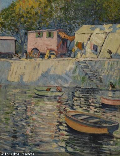Georgi Alexandrovitch Lapchine La Riviere De L Odet A Quimper