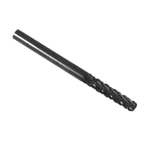 Carbide Burr Cylindrical ball end 1//4/" Medium Cut bur 1//8/" 6mm 3mm Dremel