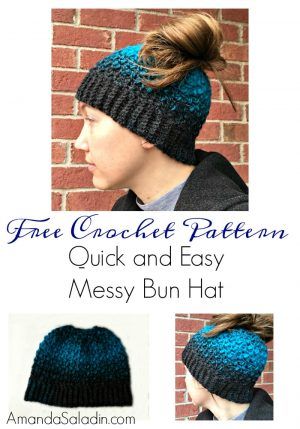 Quick And Easy Messy Bun Hat Free Crochet Pattern 60 Crochet Gorgeous Bun Hat Pattern Quick And Easy Messy Bun Hat Free Crochet Pattern 60 Crochet Gorgeous Bun Hat Pattern