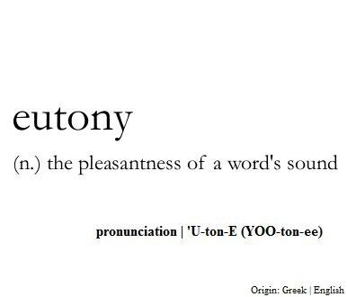 The Pleasantness Of A Words Sound I Love The Sound Of This Word The Pleasantness Of A Words Sound I Love The Sound Of This Word