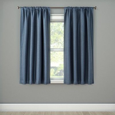 lorcan light blocking curtain panel blue 52 quot x108 gray light blocking curtains