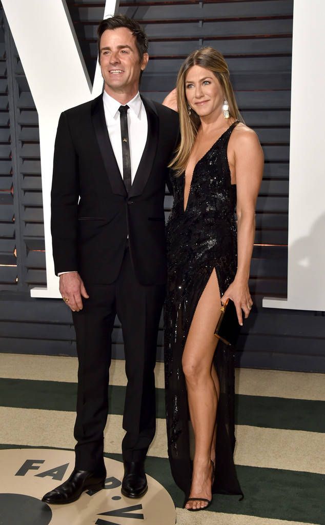 Jennifer Aniston Justin Theroux From 2017 Vanity Fair Oscars After