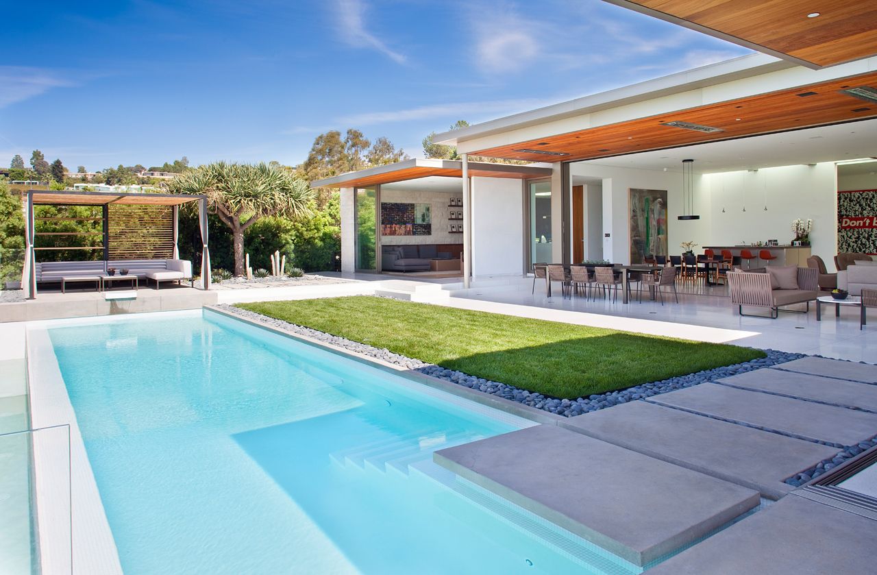 Trousdale House William Hefner 4 Design Milk Architecture Beverly Hills Houses Modern Pools