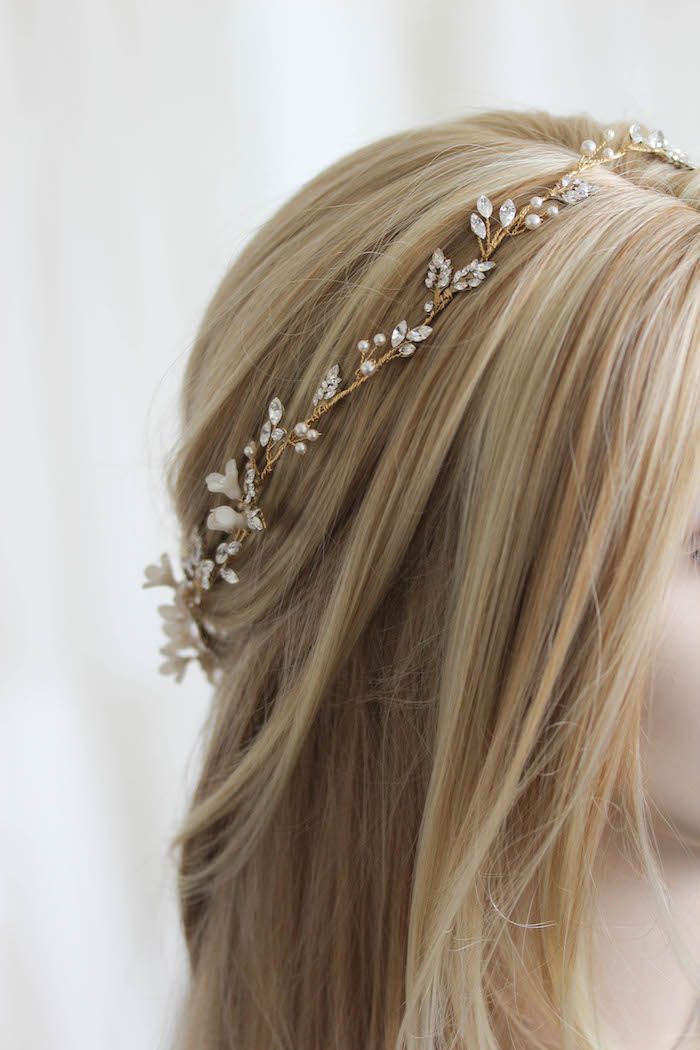 For the love of mixed metals | Boho bridal headpiece - TANIA MARAS | bespoke wedding headpieces + we