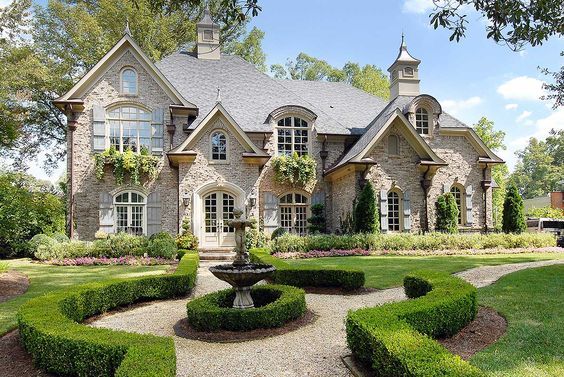 French Country Style House Plan 92230 With 3 Bed 3 Bath 3 Car Garage French Country House French Country House Plans House Plans