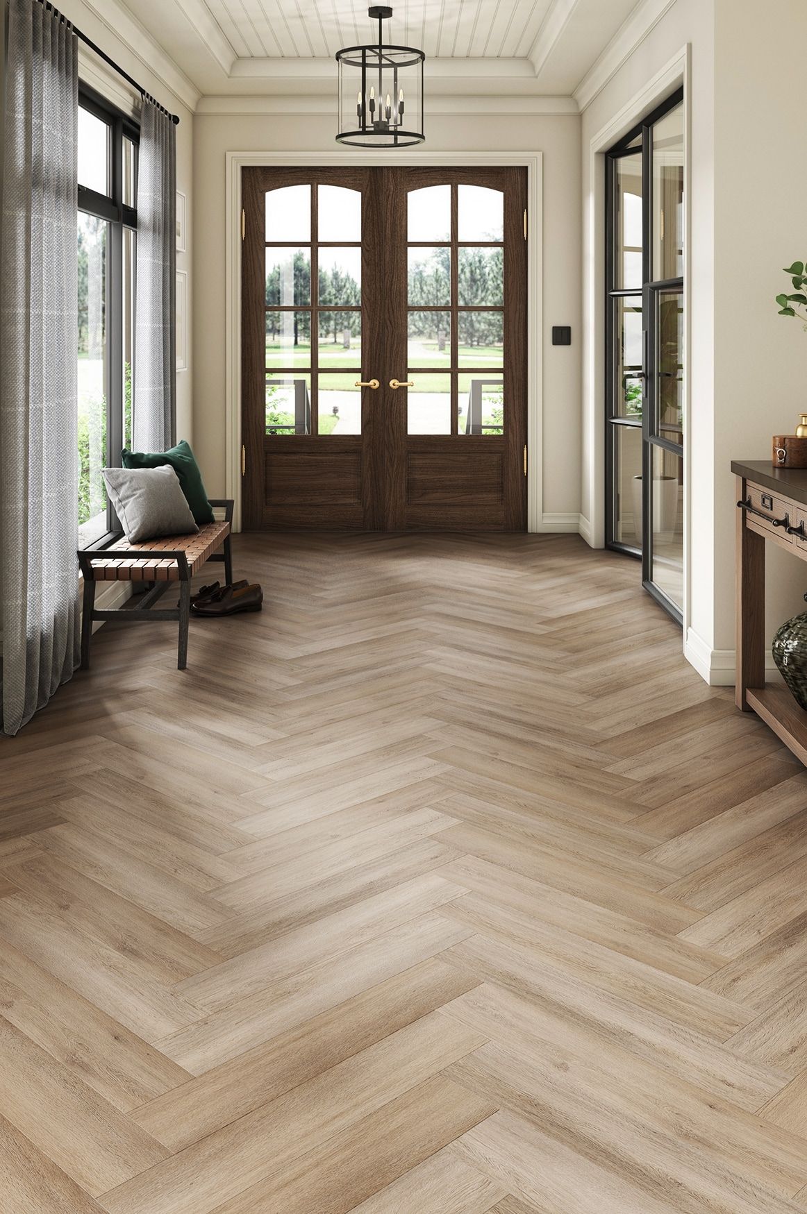 ProCore Plus Herringbone Ashewood 20 mil x 6 in W x 30 in L Waterproof ProCore Plus Herringbone Ashewood 20 mil x 6 in W x 30 in L Waterproof