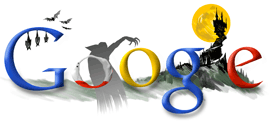 Halloween October 31 2005 Google Logo Google Doodles Google Doodle Halloween