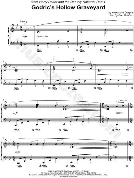 Harry Potter and the Deathly Hallows Piano Solos