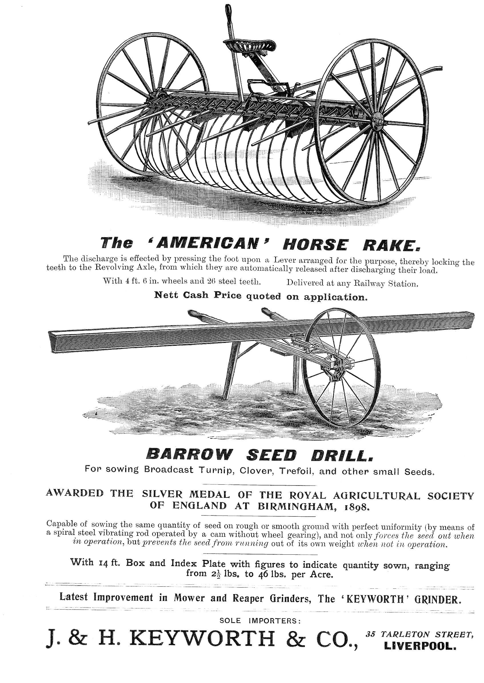 ... Array - 1901 horse rake u0026 seed drill advert farm u0026 estate related images rh pinterest