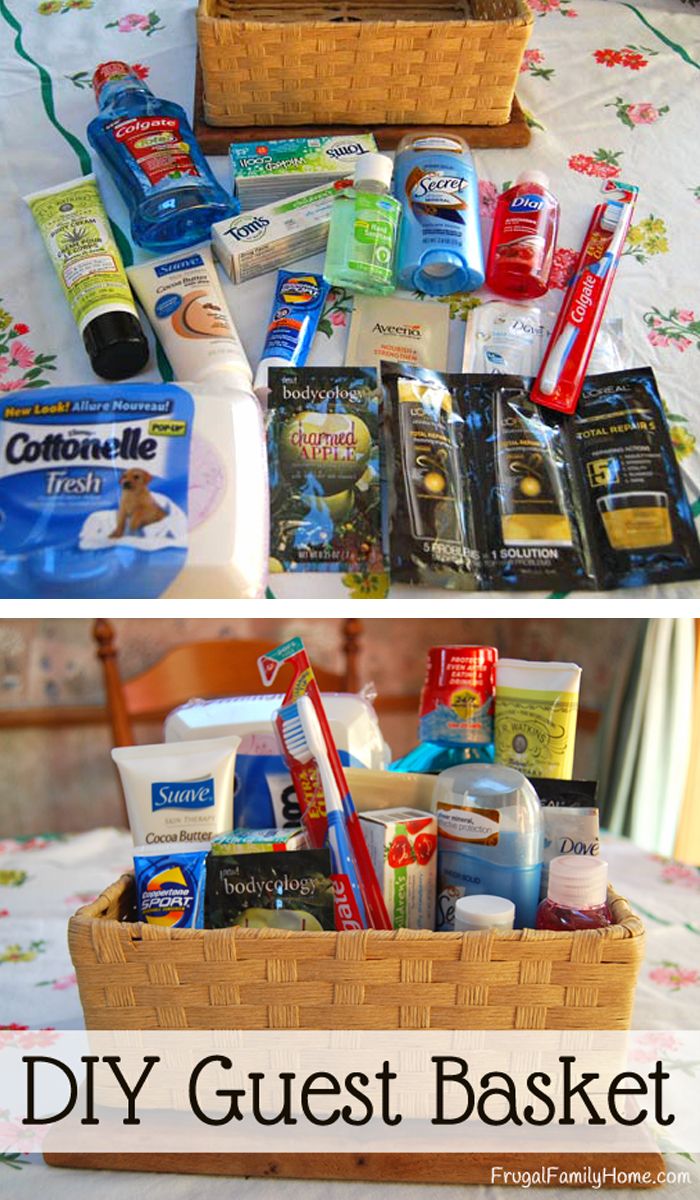 DIY Guest Basket