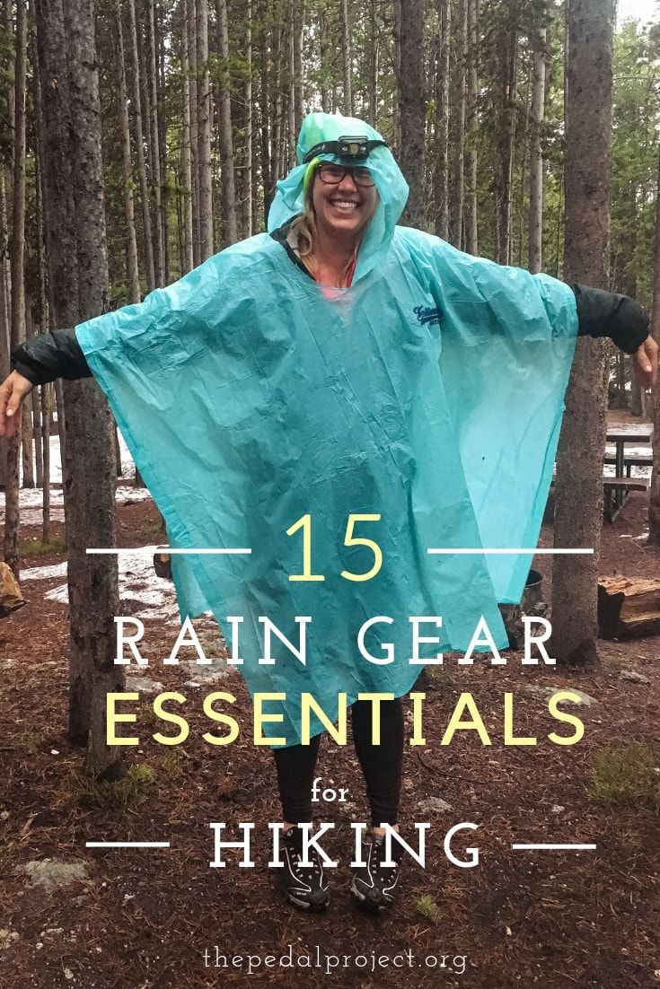 15 Gear Essentials for Hiking in the Rain | Spring weather can be unpredictable,...