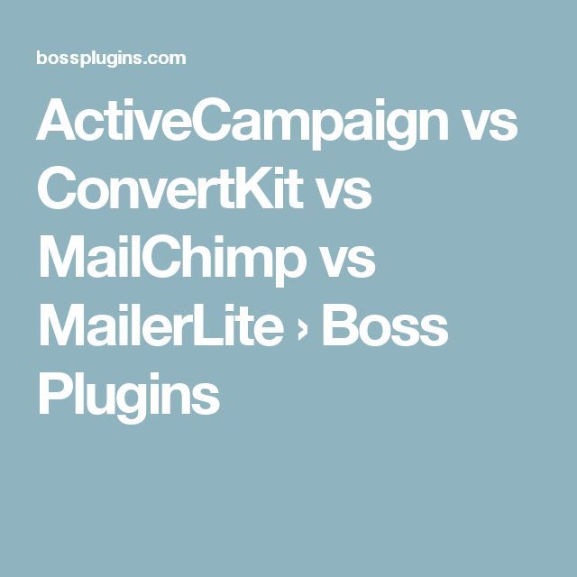 Get This Report on Mailerlite Vs Activecampaign