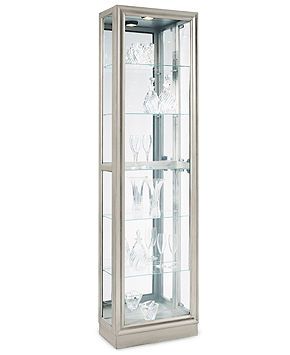 Platinum Curio Cabinet Side Entry Platinum Curio Cabinet Side Entry