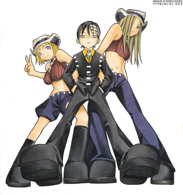Soul Eater Death The Kid And Twins Pin on Soul Eater