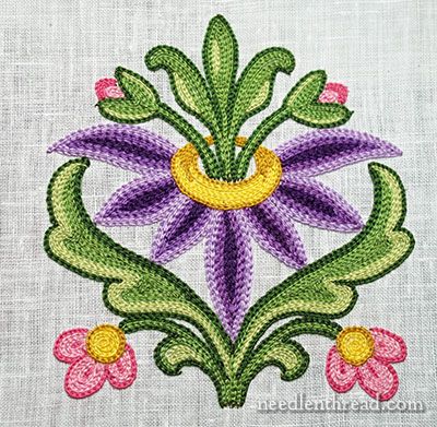 Tambour Paint Color Chart Tambour Embroidered Flower Finished Materials List Sewing Embroidery Designs Embroidery Projects Tambour Embroidery