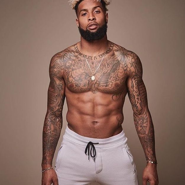 Odell Beckham Jr On Being Traded By The Giants The Catch And His Signature Hair Gq Odell Beckham Jr Tattoos Odell Beckham Jr Beckham Jr