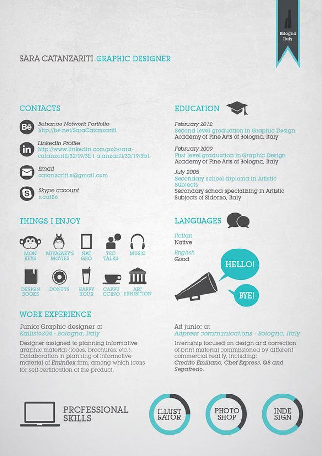 cool cv job pinterest creative resume templates simple resume