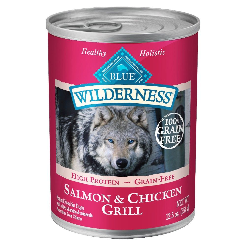 Blue Buffalo Wilderness 100 Grain Free Salmon Chicken Grill Wet