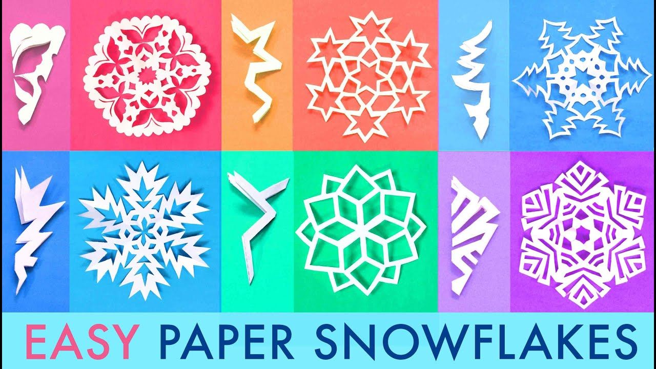 Easy Paper Snowflake Fun + easy Holiday decorations. Make at home or Easy Paper Snowflake Fun + easy Holiday decorations. Make at home or