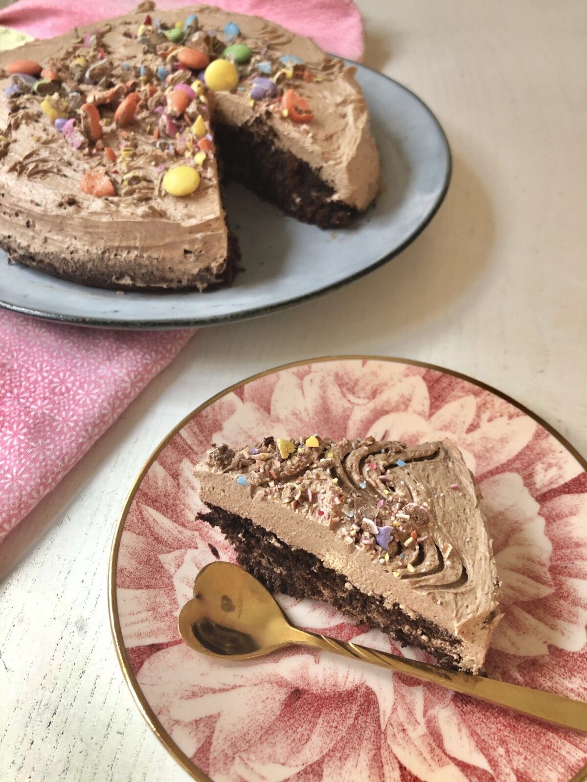 Sukkerfri og glutenfri (lavkarbo) sjokoladekake