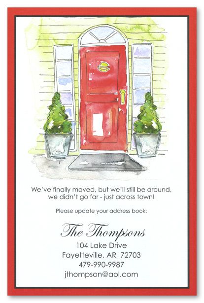 Moving Announcements \ Housewarming Invitations, Holiday Red Door - fresh invitation card wordings for housewarming Moving Announcements \ Housewarming Invitations, Holiday Red Door - fresh invitation card wordings for housewarming
