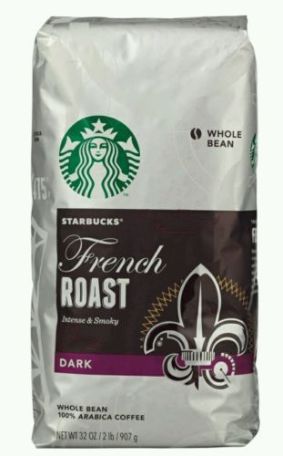 Starbucks French Roast Coffee 32 Oz Bag Whole Bean 100 Arabic Starbucks French Roast Coffee 32 Oz Bag Whole Bean 100 Arabic 2 Lbs