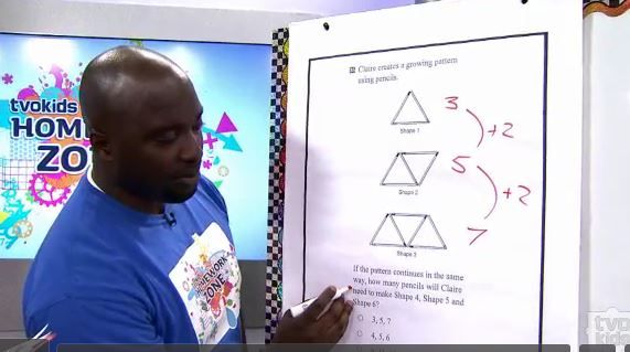 Eqao Grade 3 Growing Pattern Video Lesson Tvokids Eqao