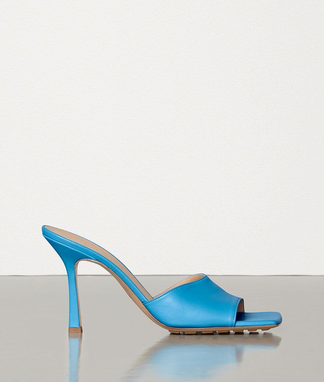 Bottega Veneta Sandals In Nappa Dream Blue Leather Sandals Stretch Sandal Bottega Veneta Stretch Sandals