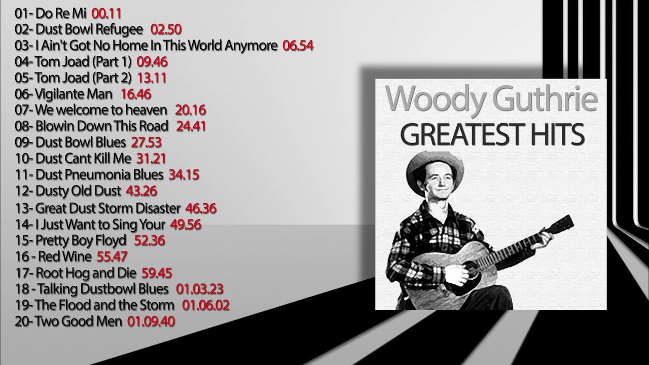 Woody Guthrie GREATEST HITS (FULL ALBUM) (avec images