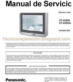 Panasonic tv manual de servicio